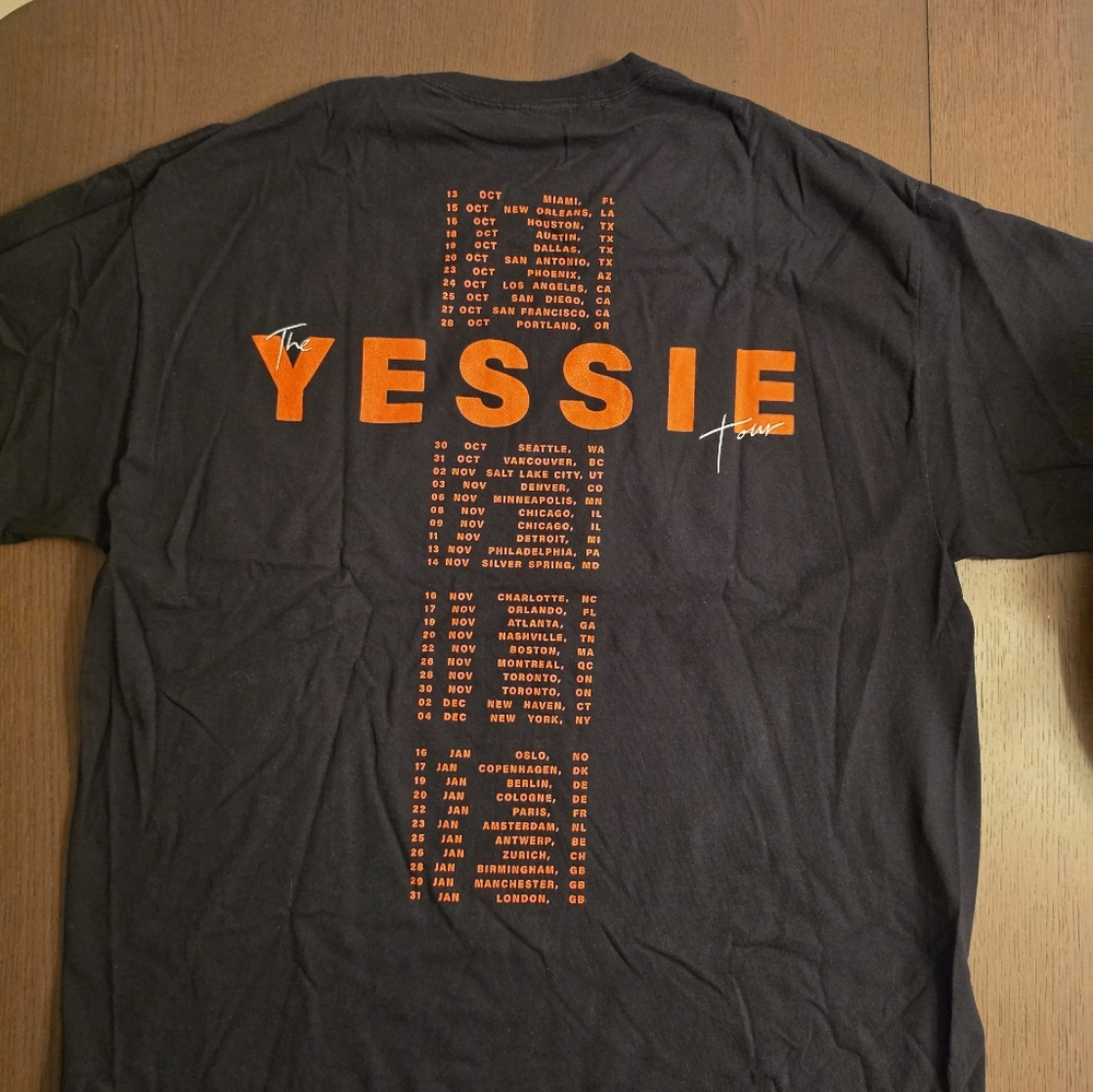 Jessie Reyez Concert Tour Tee - Black with Red Text New Without Tags. Size XL - Picture 3 of 4